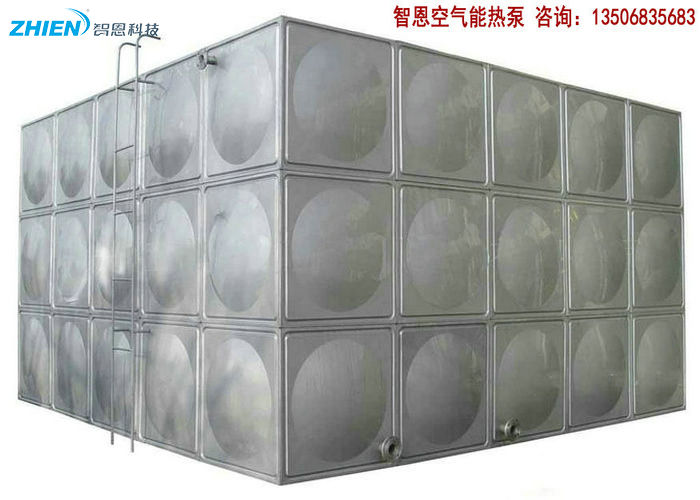 大型保温水箱：不锈钢方形保温水箱-空气能热泵厂家