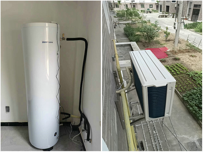 家用热水器案例：斜桥家用300L-空气能热泵厂家